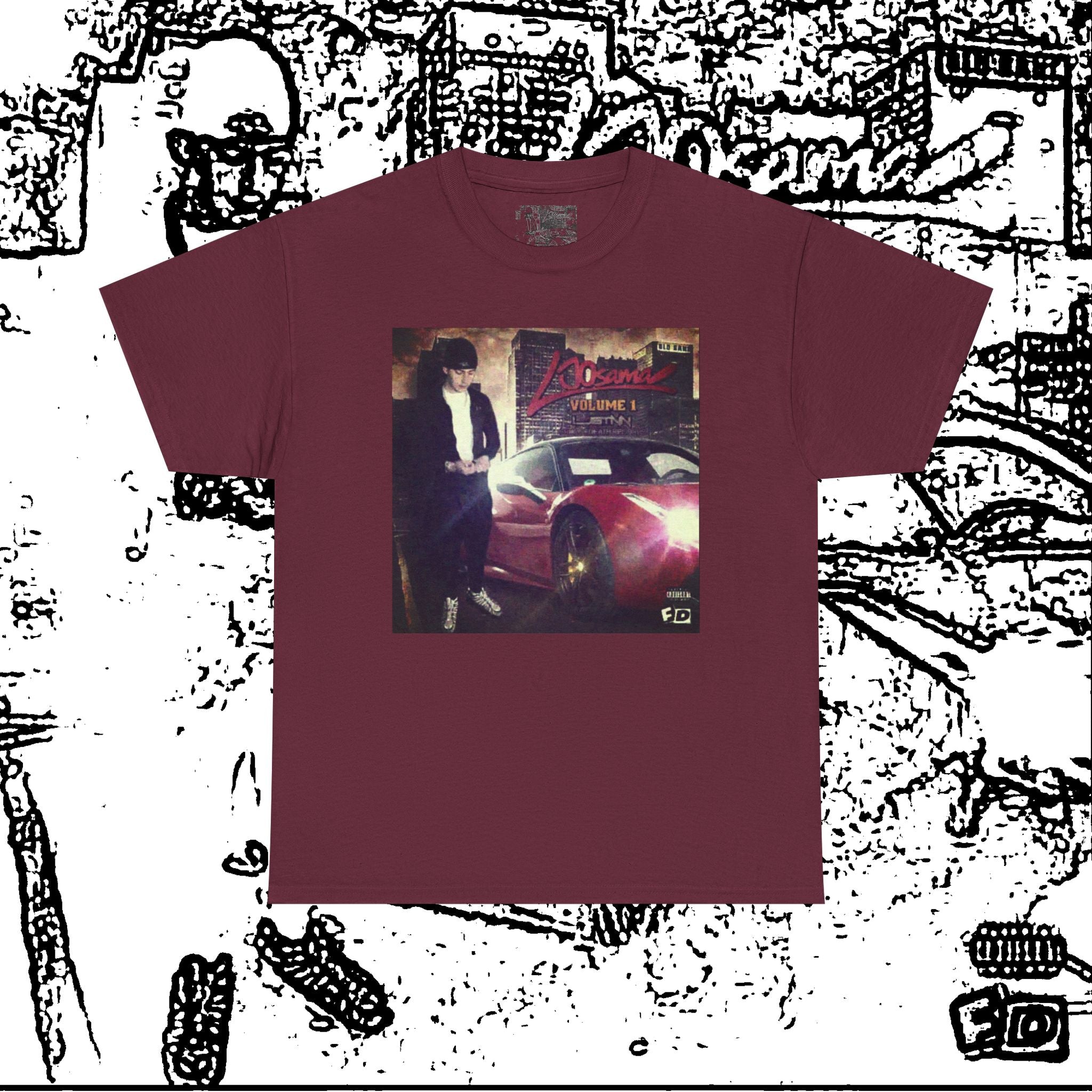 LJOsama Cover Heavy Cotton Tee