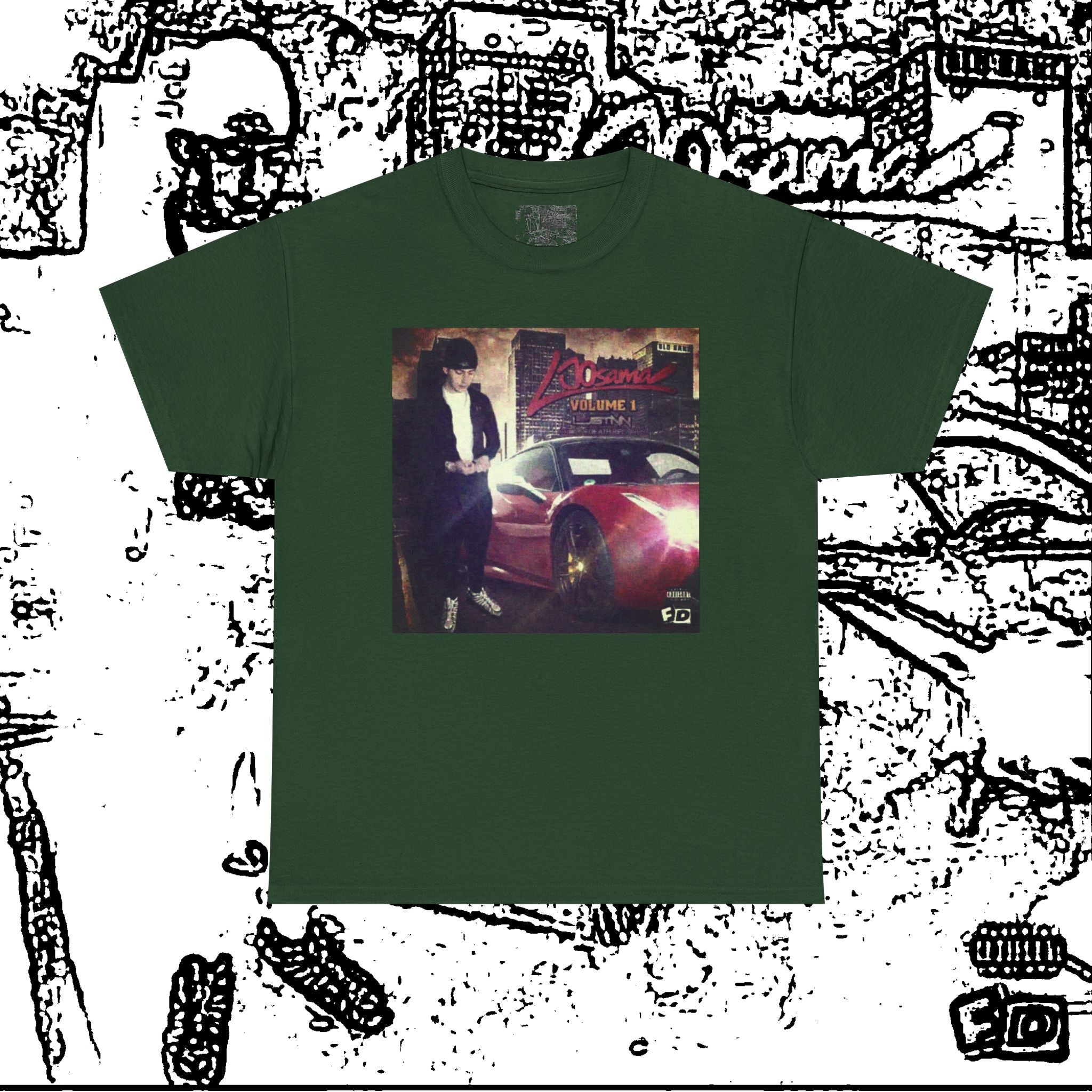 LJOsama Cover Heavy Cotton Tee